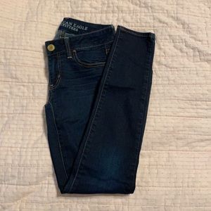 American Eagle dark wash jegging